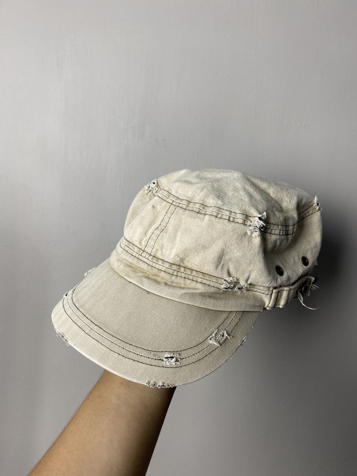 Beauty Beast × Hysteric Glamour × If Six Was Nine Vintage Cadet Distressed Hat Size ONE SIZE - 1 Thumbnail