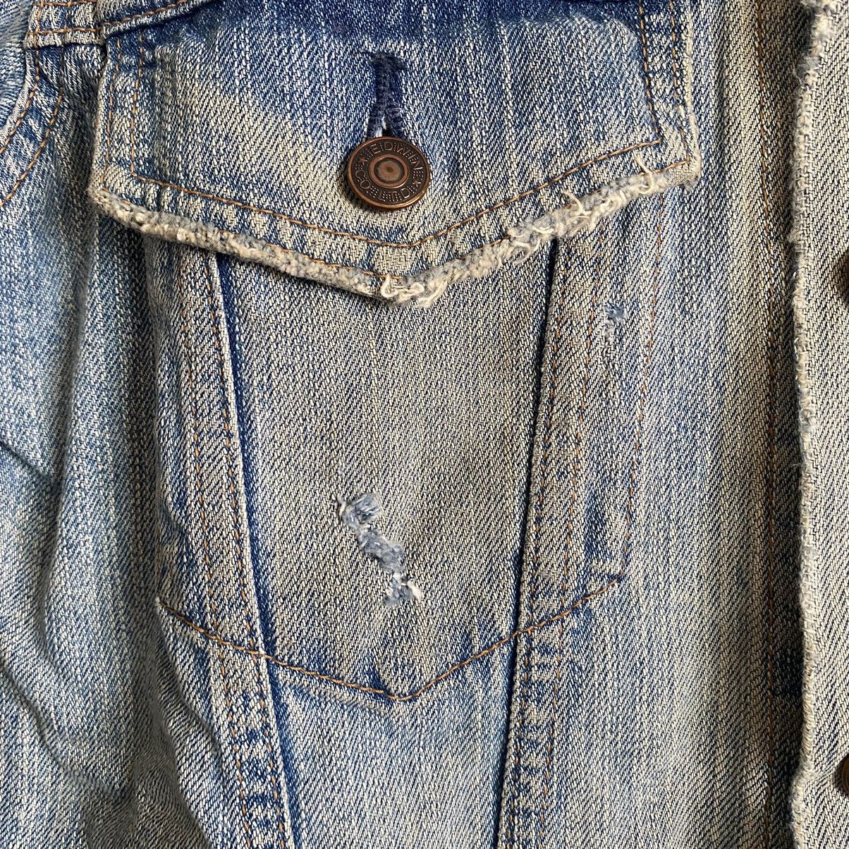 Edwin Vintage Edwin 80s-90s Washed Blue Distressed Denim Jacket Size US S / EU 44-46 / 1 - 3 Thumbnail