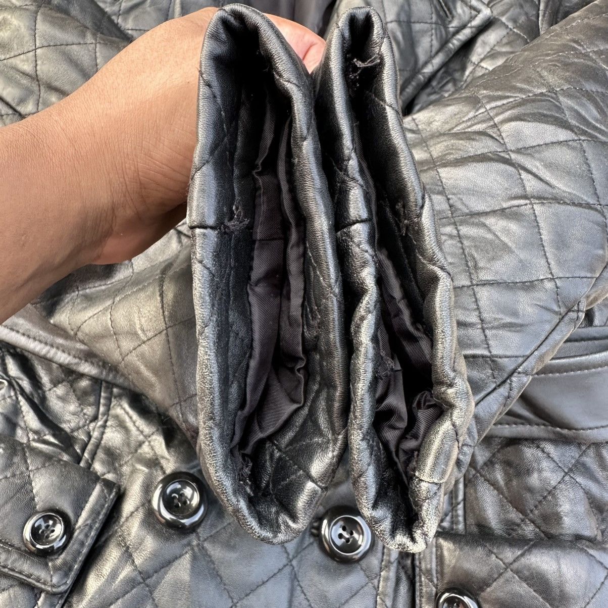 Otto Vintage Otto Quilted Puffer Trench Coat Silhouette Belted Size S / US 4 / IT 40 - 12 Thumbnail