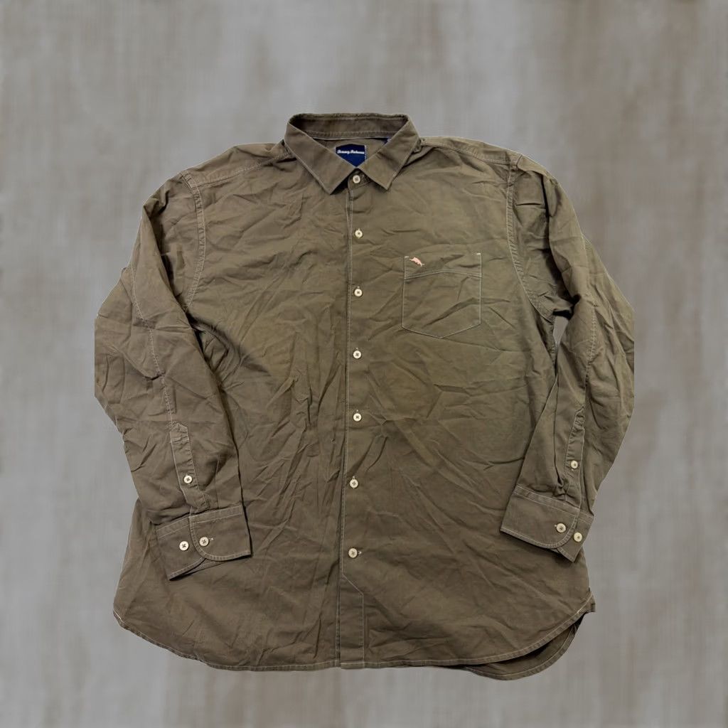Tommy Bahama Tommy Bahama Shirt Men’s XXL Long Sleeve Button-Up Brown Silk Cotton Blend Button-Up Shirt Mens 2XL Long Sleeve Brown Silk Cotton Blend Size US XXL / EU 58 / 5 - 1 Thumbnail