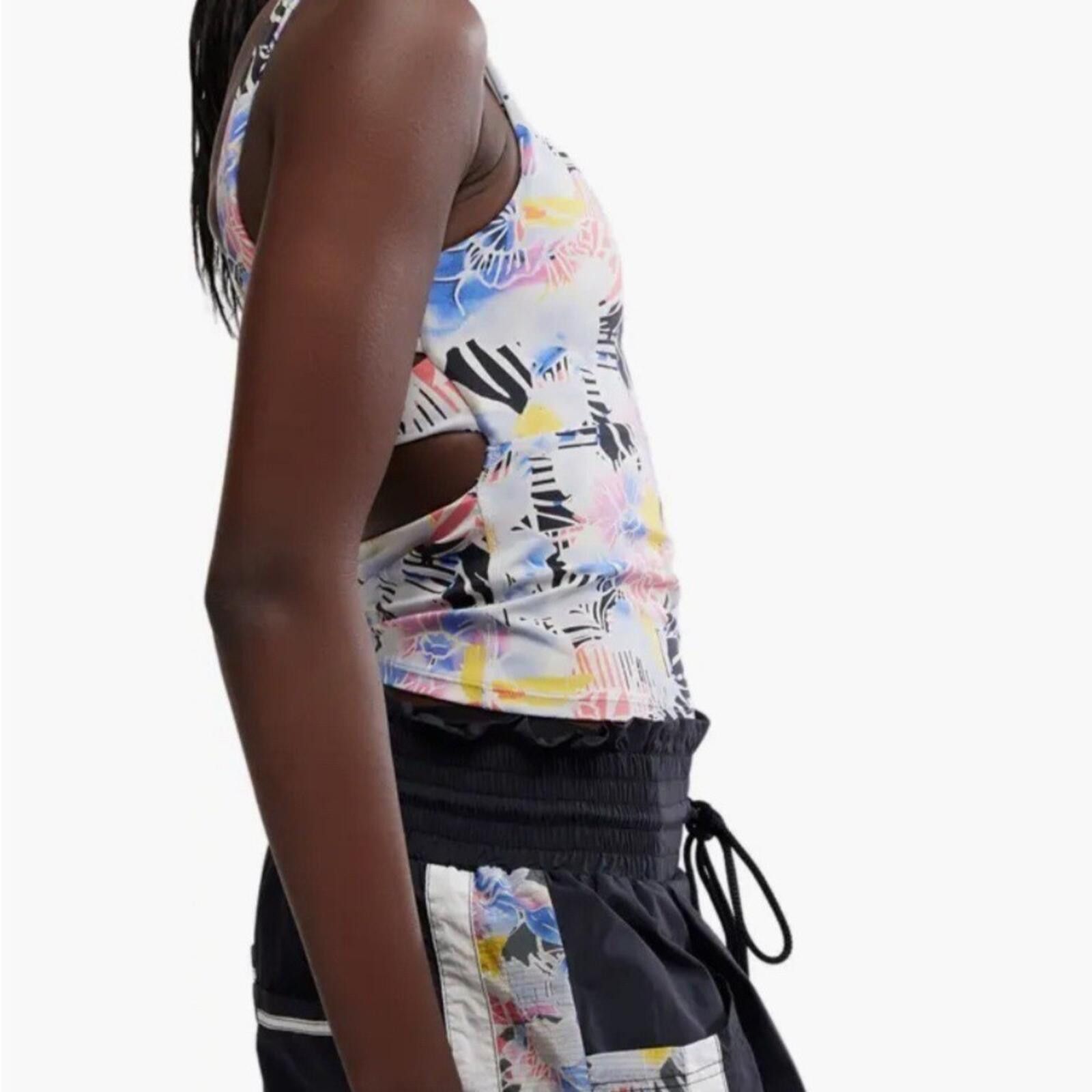 Free People Free People Multicolor Active Floral Tank Top, Size M Size M / US 6-8 / IT 42-44 - 10 Thumbnail
