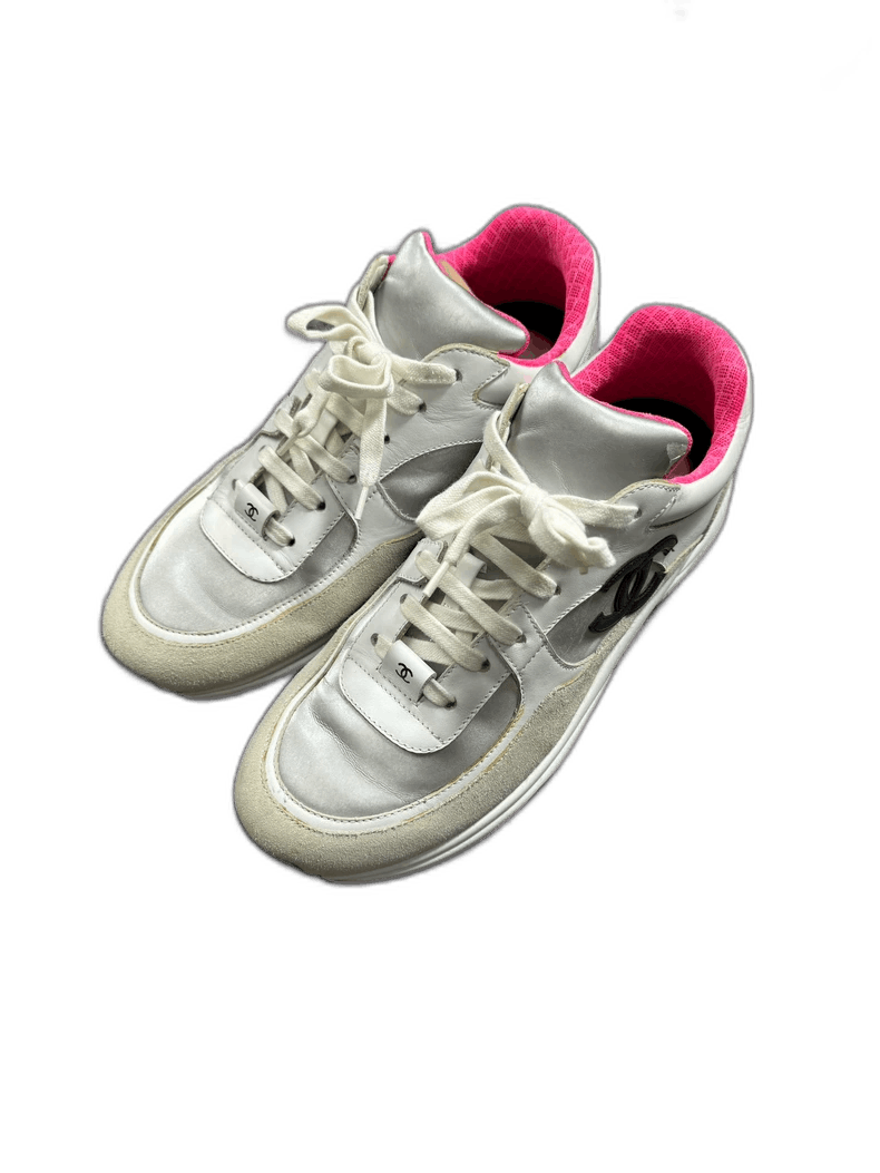 Chanel Chanel Colorblocked Suede Sneakers -2505 Size US 8.5 / EU 41-42 - 1 Thumbnail