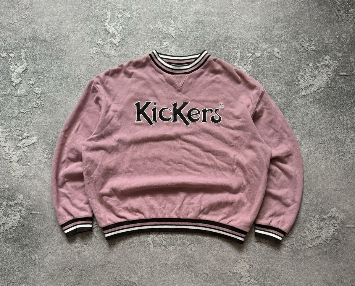 Kickers × Vintage Kickers M big logo sweatshirt jumper pullover long sleeve Size US M / EU 48-50 / 2 - 5 Thumbnail