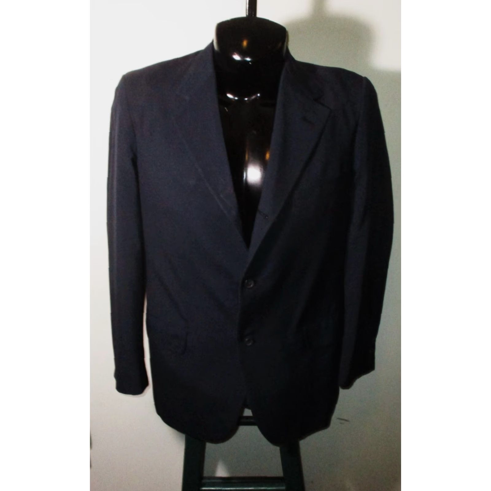Brooks Brothers BROOKS BROTHERS Blazer Single-Breasted Navy Blue Wool Vintage Short 39 Regular Men’s Jacket Size US 39 - 2 Thumbnail
