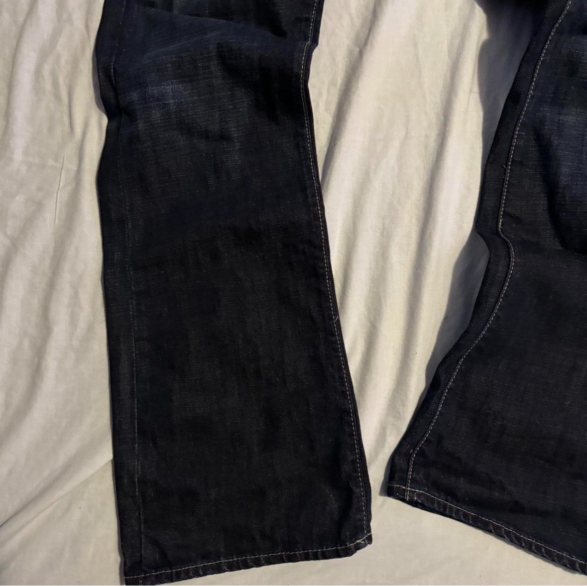 Japanese Brand Dark blue / black flared jeans Size US 29 - 4 Thumbnail