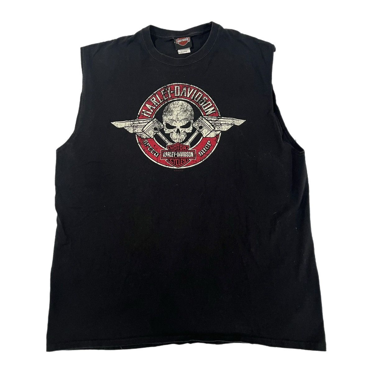Harley Davidson × Vintage Fox Harley Davidson Ontario Canada Muscle Tank Top Size US XL / EU 56 / 4 - 2 Thumbnail