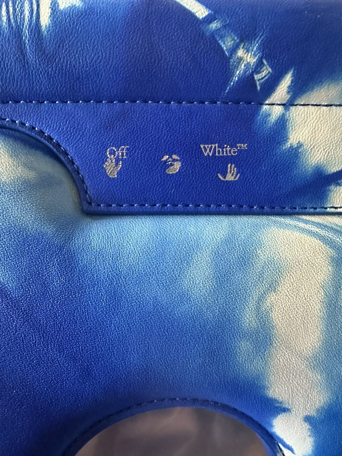 Off-White Off-White Blue Tie-Dye Cut-Out Shoulder Bag Size ONE SIZE - 10 Thumbnail