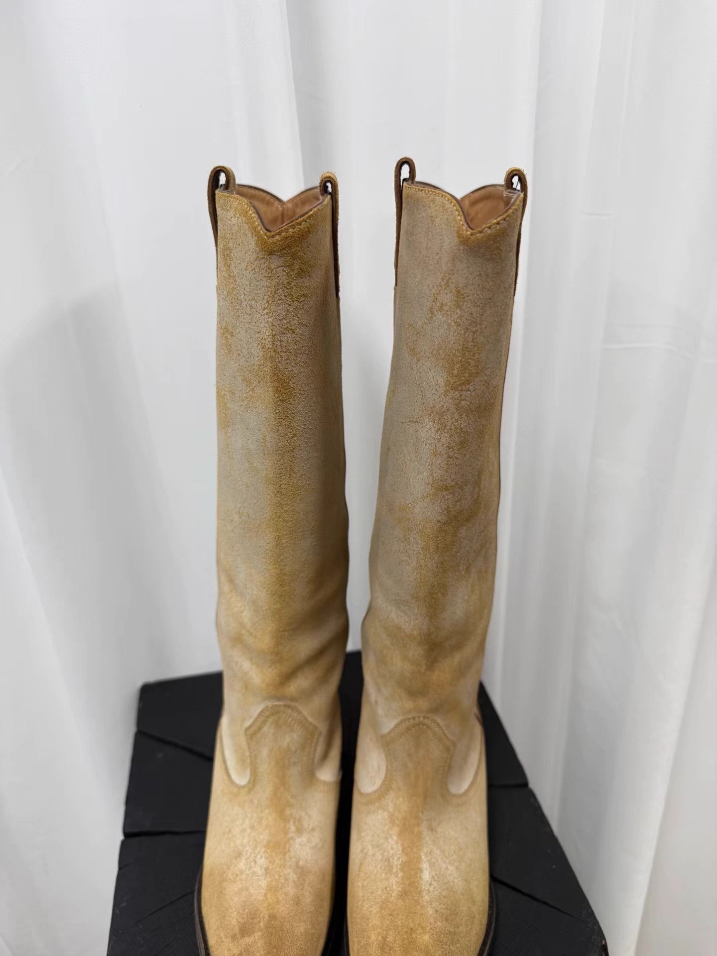 Maison Margiela Maison Margiela Suede High-Top Wedge Boots K20 Size US 7 / IT 37 - 5 Thumbnail