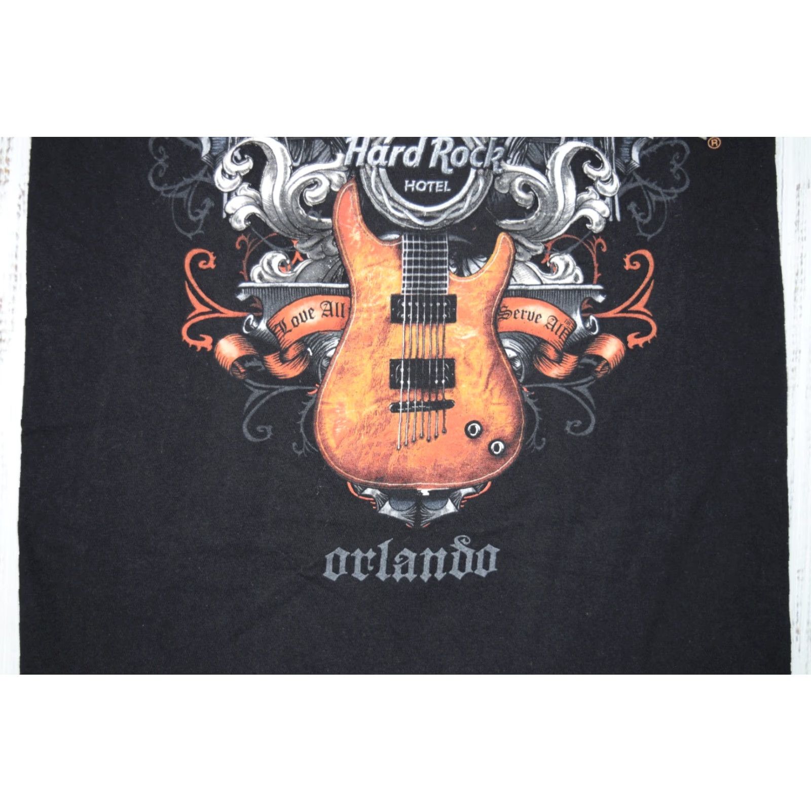 Hard Rock Cafe HARD ROCK CAFE Graphic T-Shirt Men’s Small Black Guitar 90s Gothic Punk Florida Size US S / EU 44-46 / 1 - 3 Thumbnail