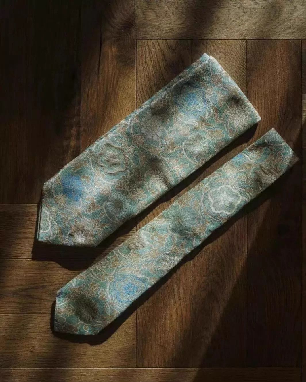 Visvim VISVIM 23AW Jacquard Silk Linen Blend Tie Beige Size ONE SIZE - 3 Thumbnail