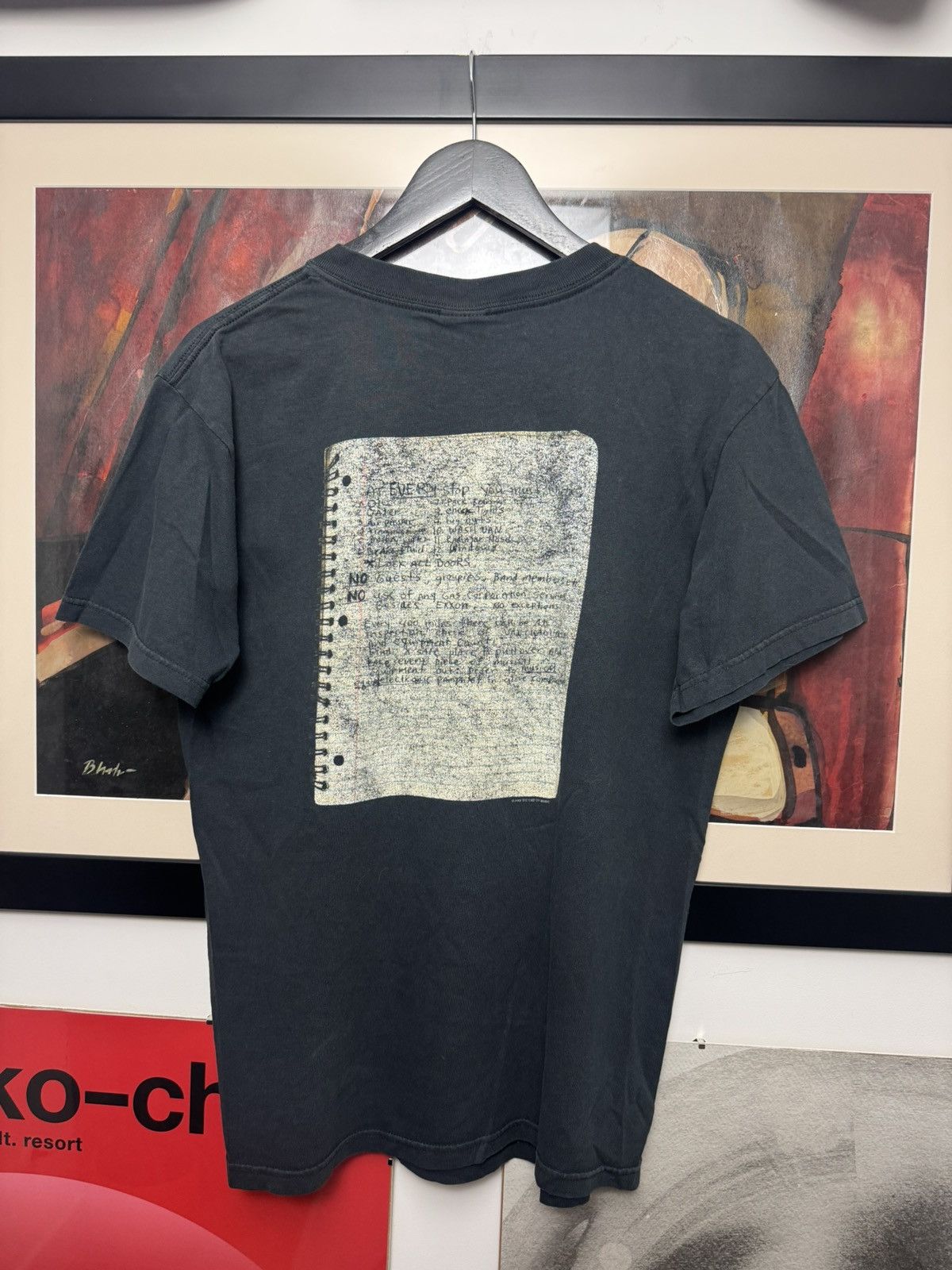 Band Tees Vintage Nirvana 2003 Ghost Notebook Distressed Tee Grunge Size US M / EU 48-50 / 2 - 2 Thumbnail