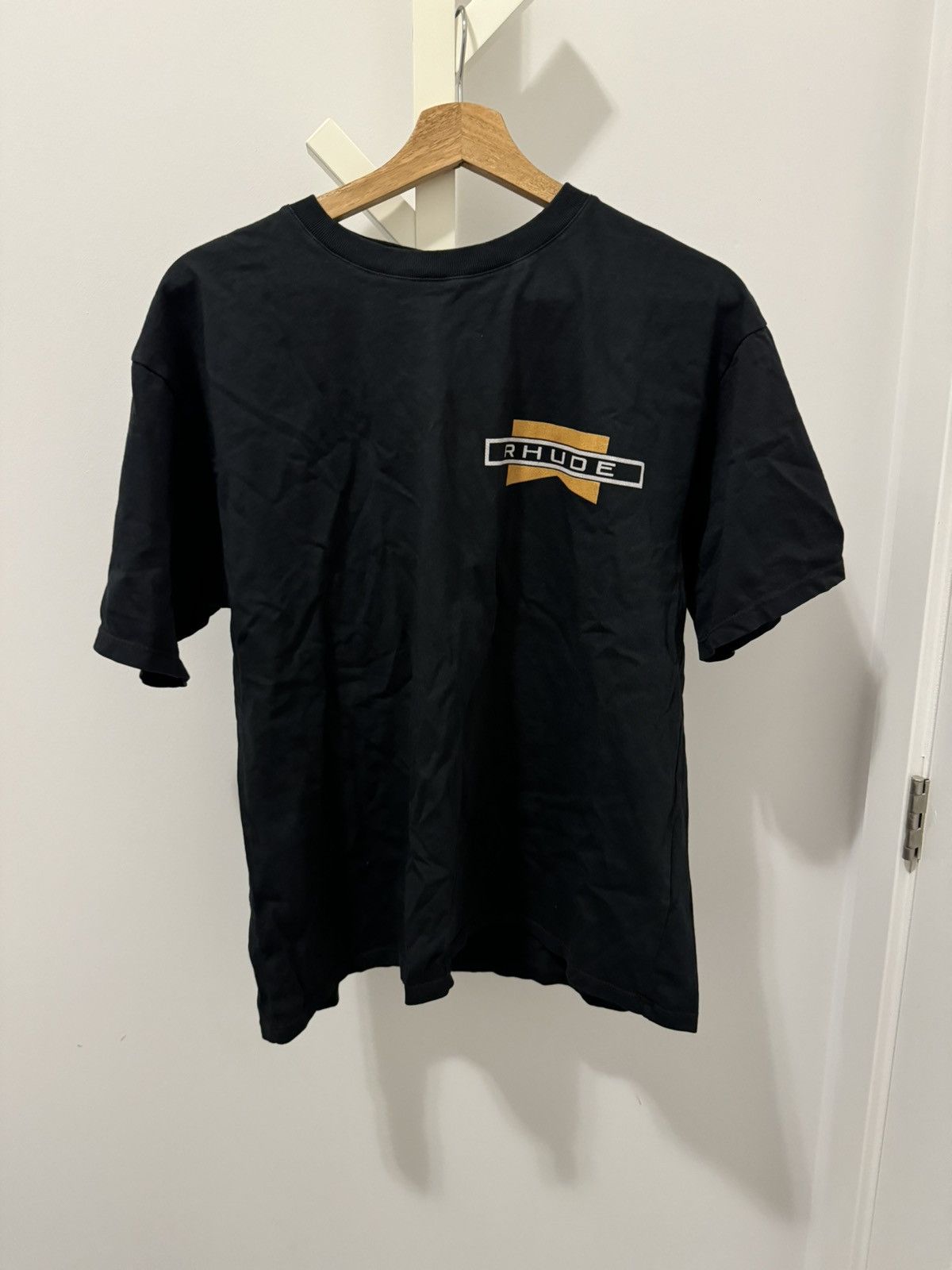 image of Rhude Hard To Be Humble Tee in Black, Men's (Size Small)