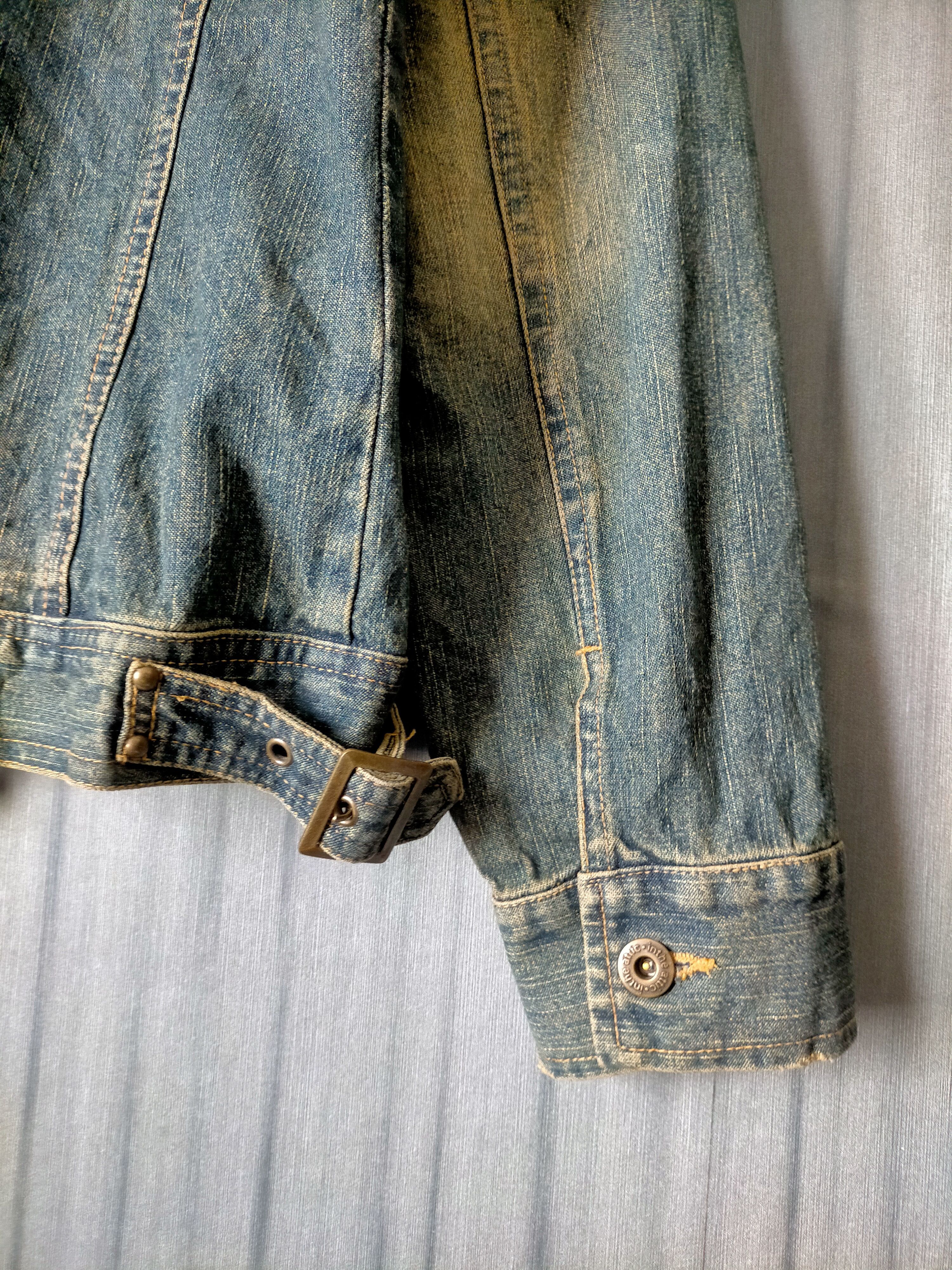In The Attic In the Attic Denim Jacket Zipped Punk Style Size US L / EU 52-54 / 3 - 13 Thumbnail
