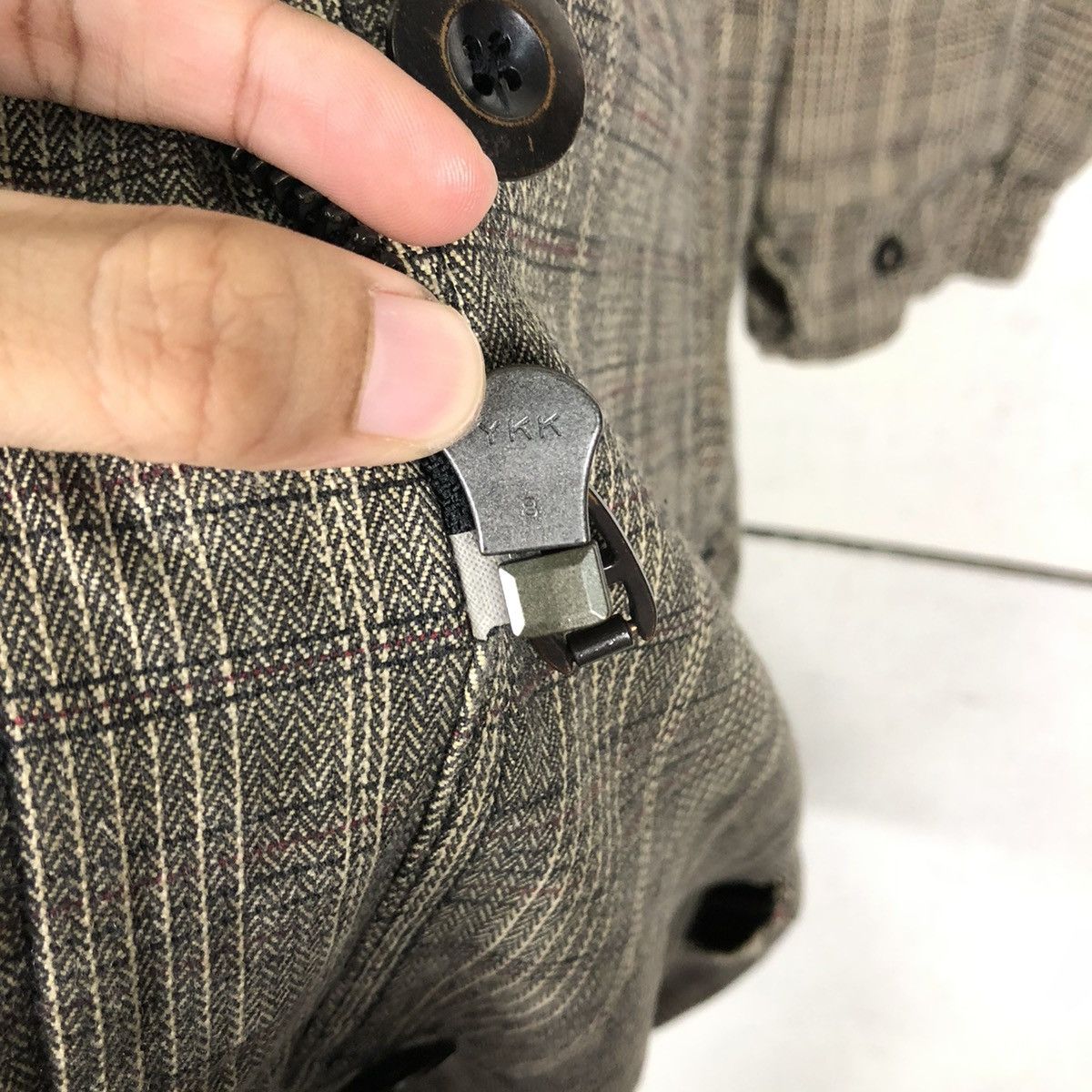 Japanese Brand 📌VINTAGE LONG JACKET SHEARLING FUR LINING BIKER REPLAY Size US XS / EU 42 / 0 - 17 Thumbnail