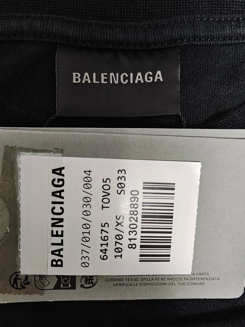 Balenciaga Balenciaga 23ss graffiti spray painted logo made old short Size US XS / EU 42 / 0 - 5 Thumbnail