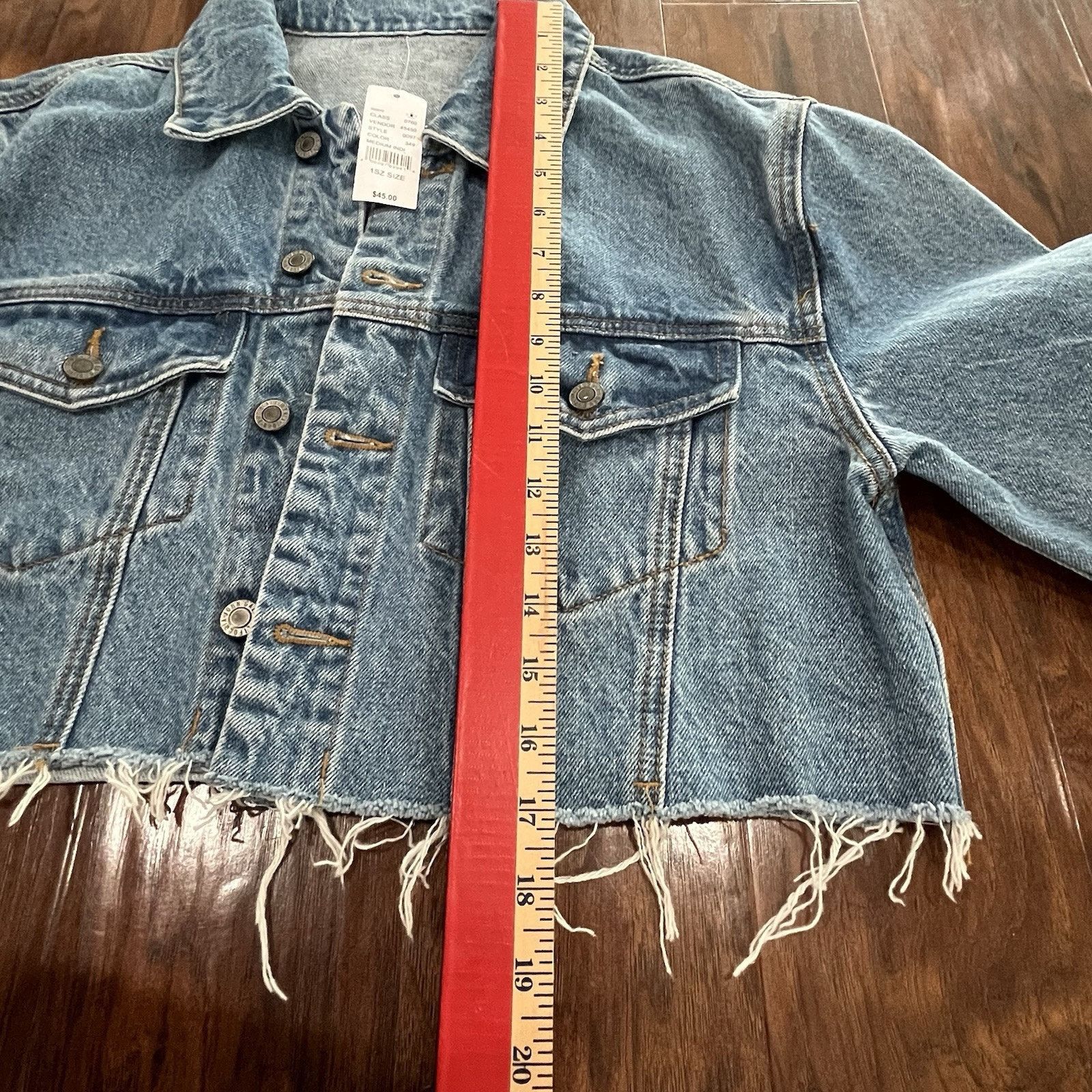 Pacsun Pacsun J.Galt Jean Jacket Womens Blue Denim raw Hem med Size M / US 6-8 / IT 42-44 - 7 Thumbnail