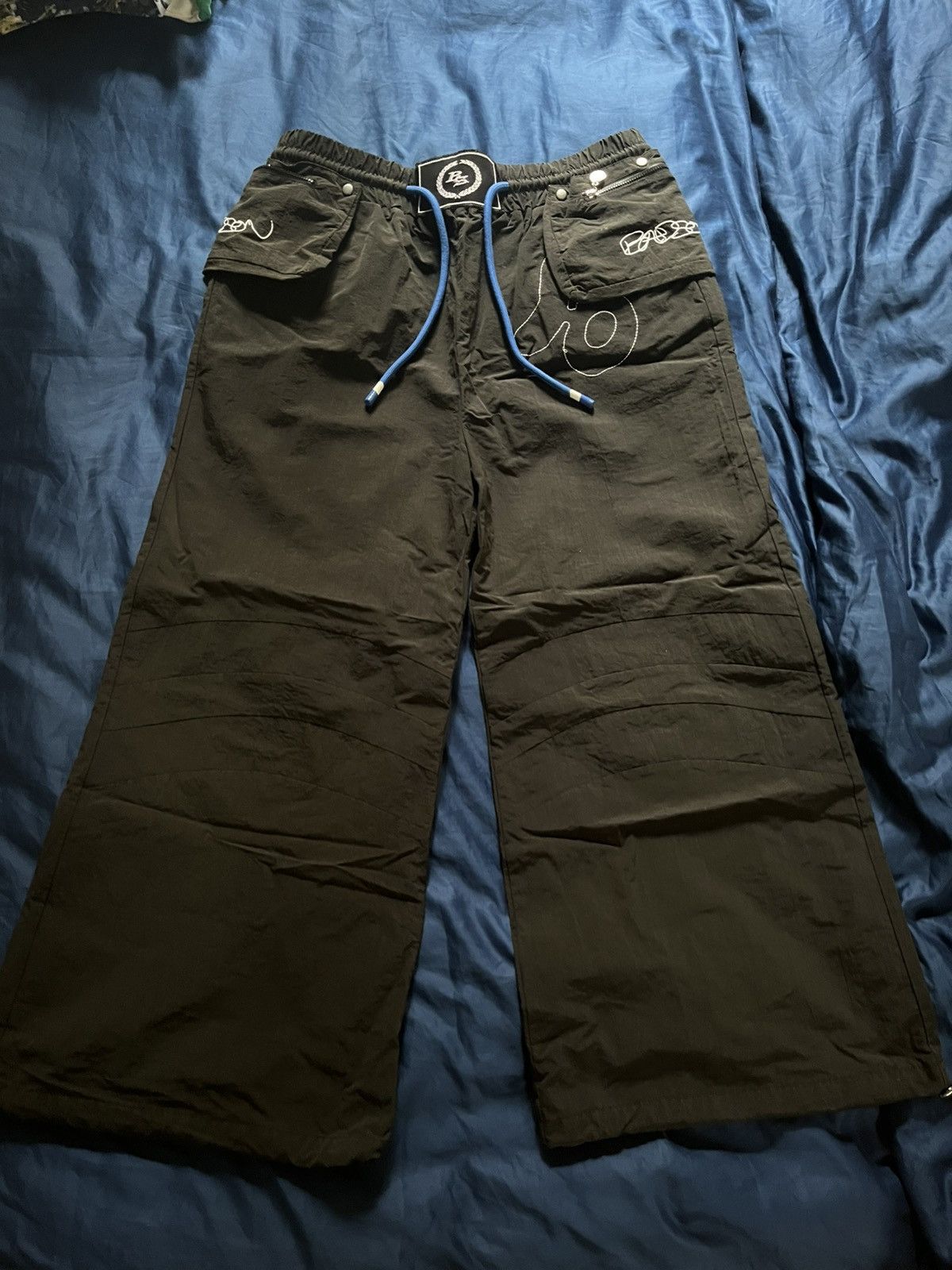 Bad Son BADSON Nylon Track Pants Size US 30 / EU 46 - 5 Thumbnail
