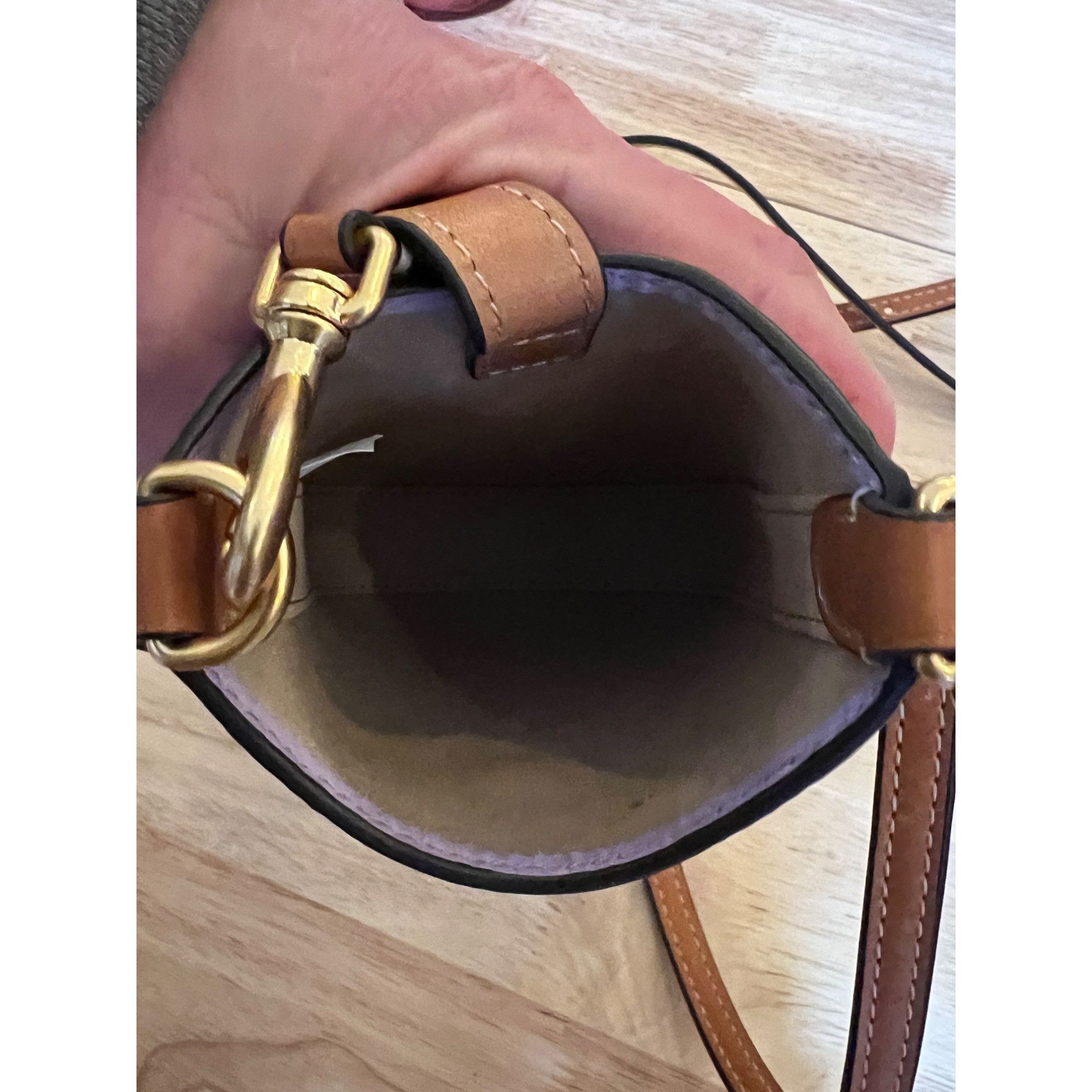 Tory Burch ✺✺ AUTHENTIC TORY BURCH PURPLE & GREEN EMBOSSED CROSSBODY ✺✺ Size ONE SIZE - 7 Thumbnail