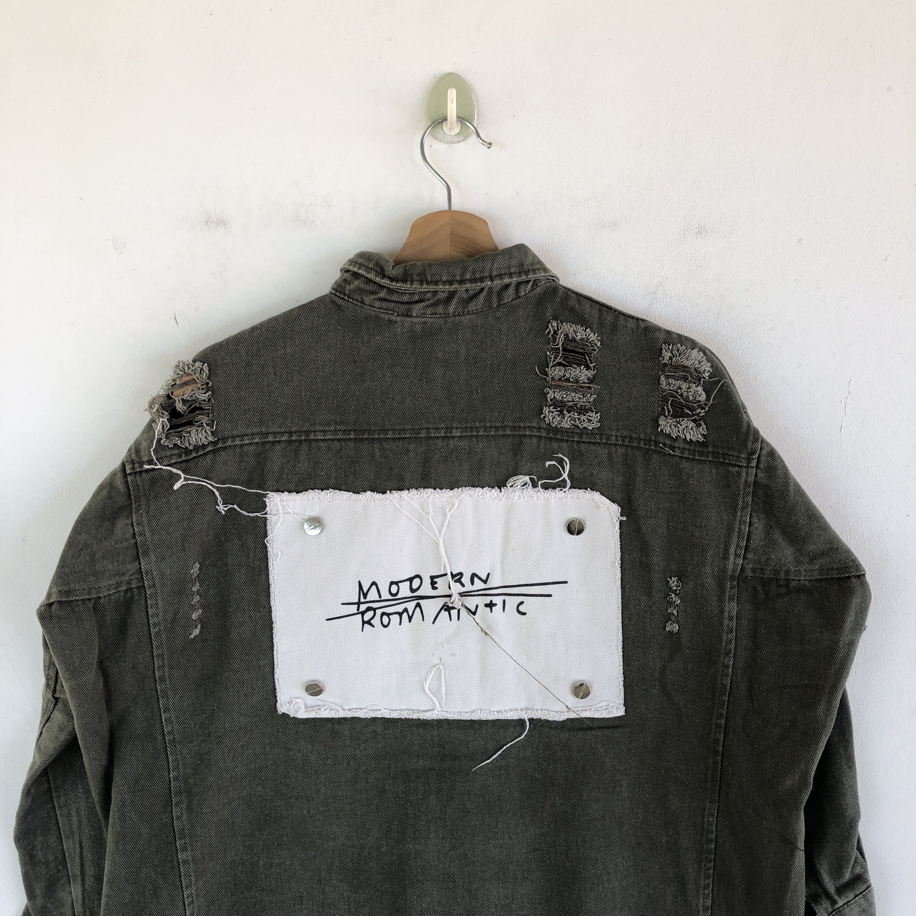 If Six Was Nine Vintage Modern Romantic Distressed Spike Jeans Jackets Size US M / EU 48-50 / 2 - 4 Thumbnail