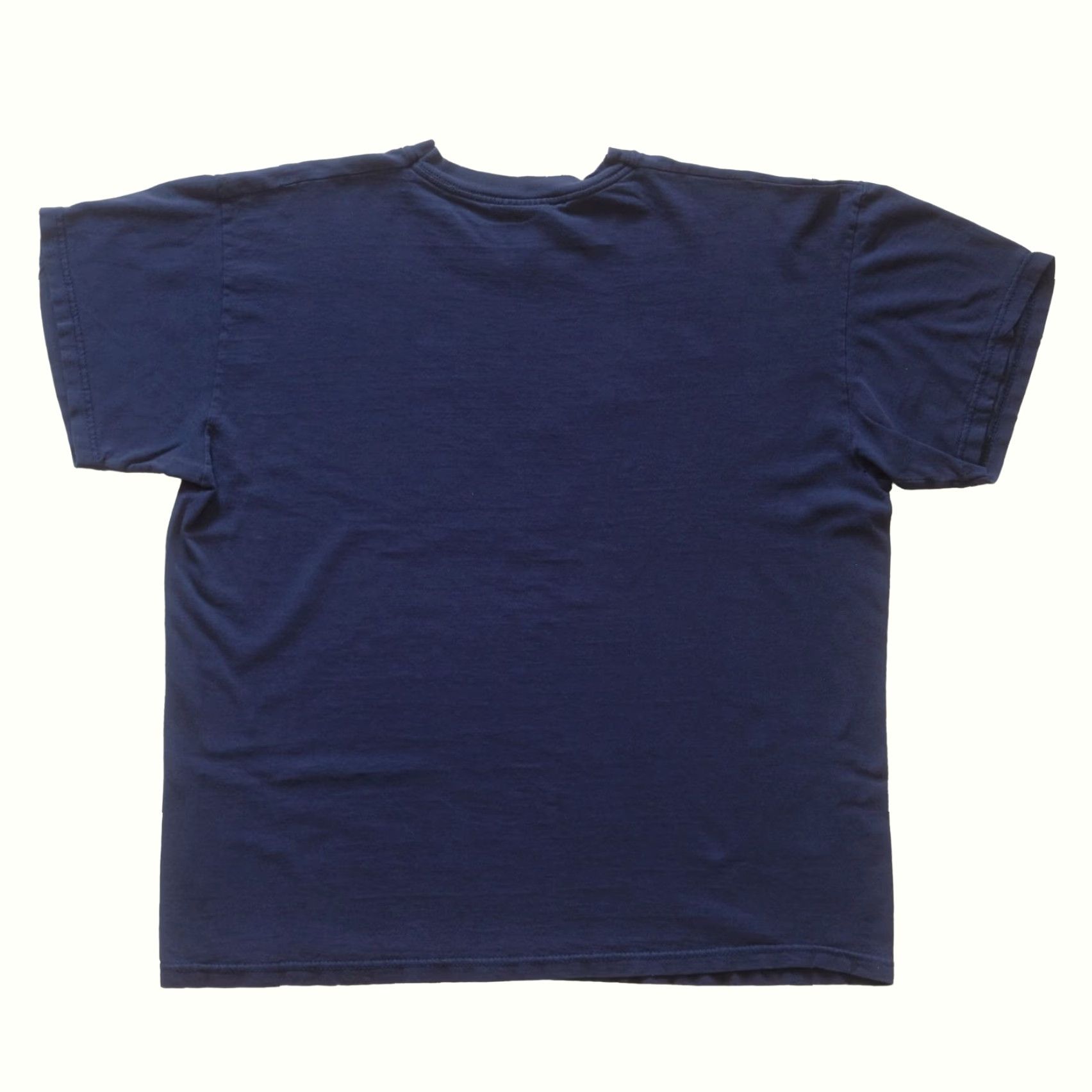 Fruit Of The Loom FRUIT OF THE LOOM HOLY WATER DRINKING IS MY RELIGION FADED BLUE T SHIRT L Mens Size Regular Cotton Short Sleeve Crew Neck Graphic Print 90s Shirt Size US L / EU 52-54 / 3 - 3 Thumbnail
