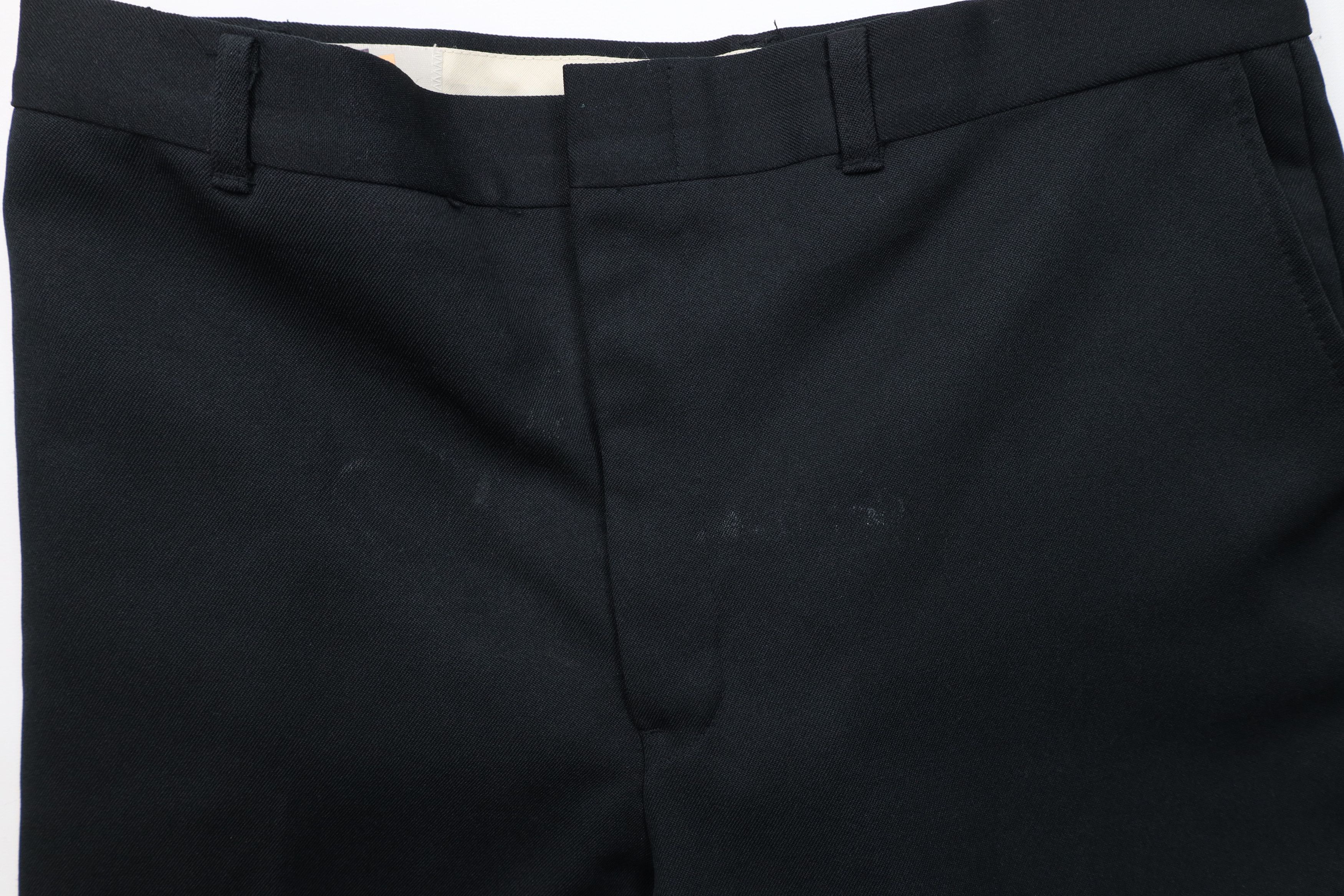 Vintage Vintage 70s Streetwear Knit Straight Leg Chino Pants Black Size US 36 / EU 52 - 5 Thumbnail