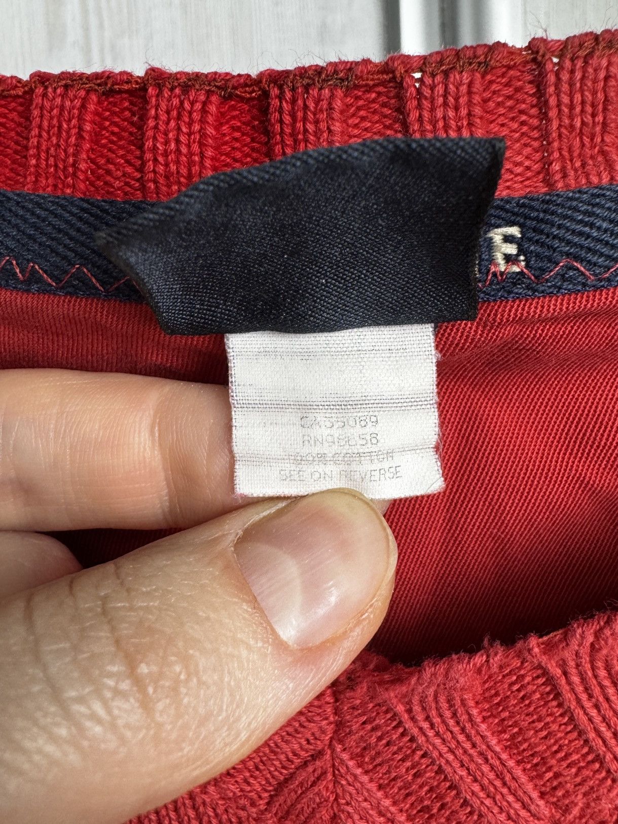 Paul & Shark Paul & Shark vintage heavy knit cotton red sweater jumper XL Size US XL / EU 56 / 4 - 10 Thumbnail