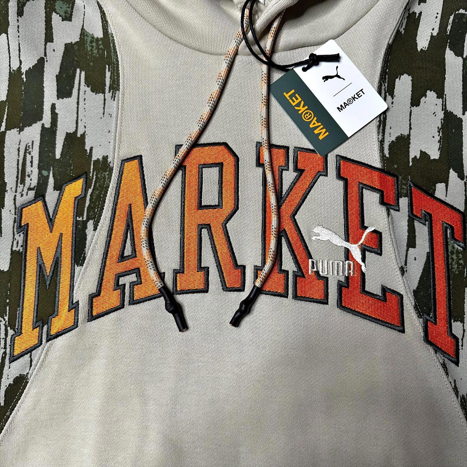 Market × Puma NWT Market X Puma Rare Camo Logo Hoodie Tan Men’s S Size US S / EU 44-46 / 1 - 4 Thumbnail