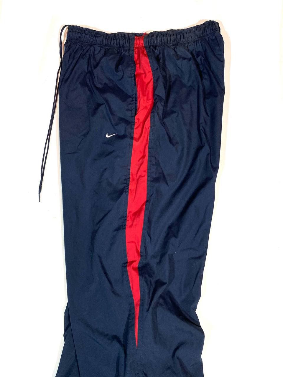 Nike Nike Track Pants Vintage Navy Nylon Y2K Parachute Size US 34 / EU 50 - 2 Thumbnail