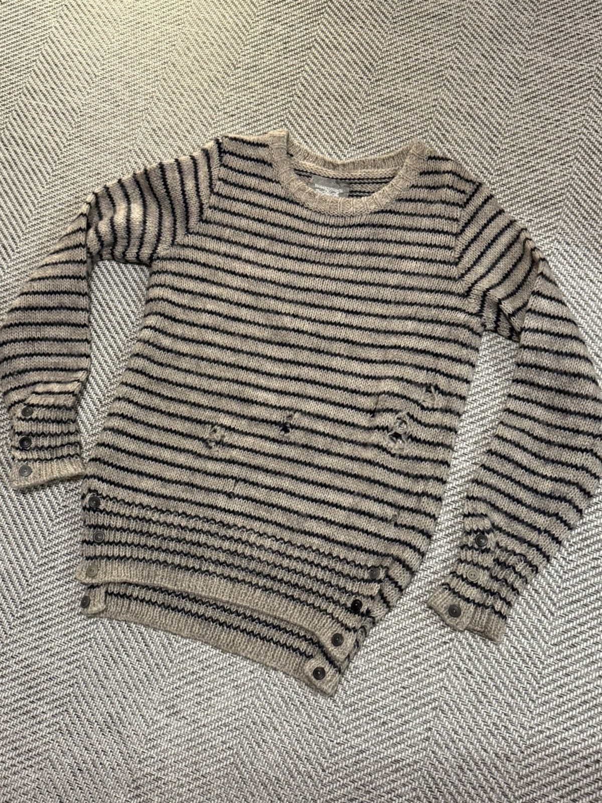 Takahiromiyashita The Soloist. Soloist grunge damaged knitwear Size US S / EU 44-46 / 1 - 3 Thumbnail