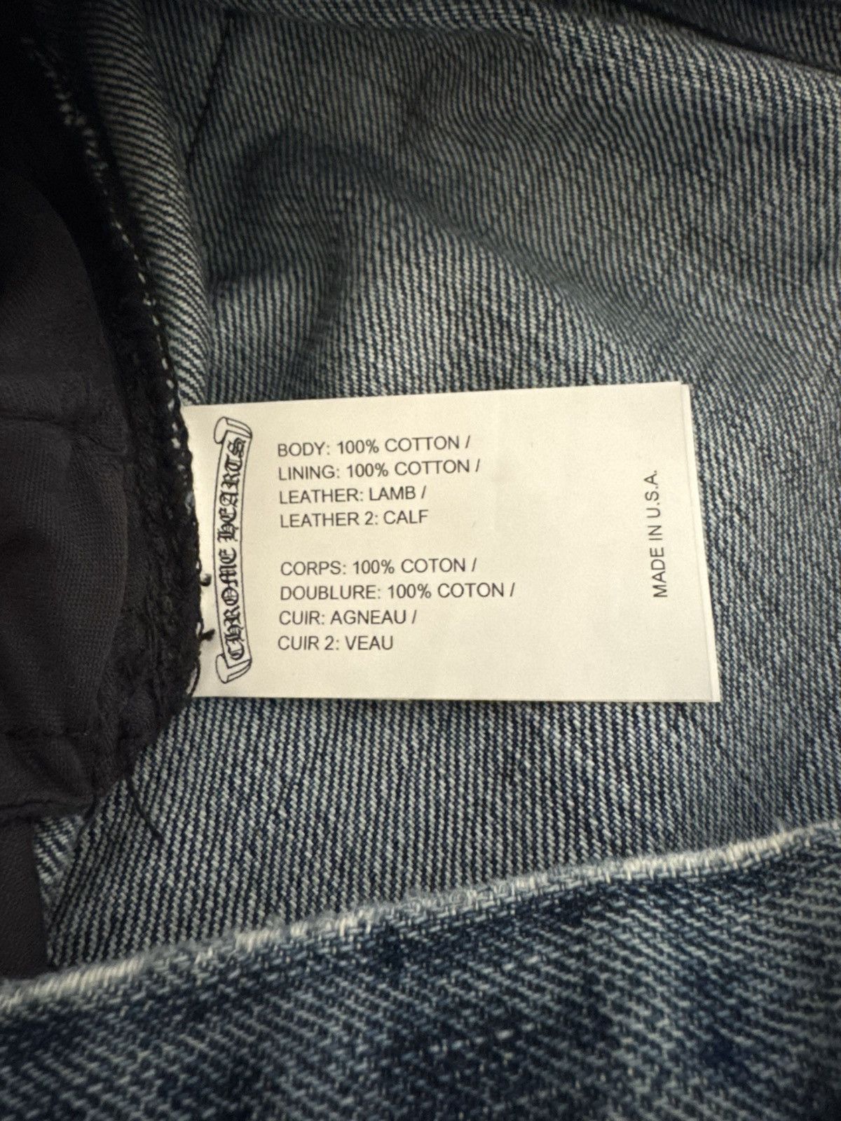 Chrome Hearts Gallery Dept. Cross Denim (Pre-Owned) Size US 34 / EU 50 - 4 Thumbnail