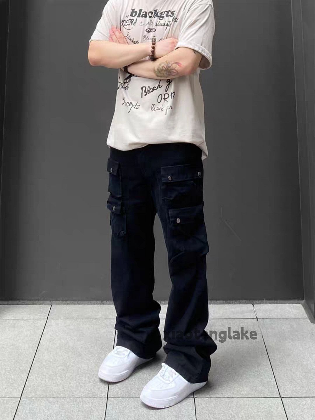 Jean × Vintage Utility military loose baggy hiphop tactical cargo pants Size US 32 / EU 48 - 6 Thumbnail