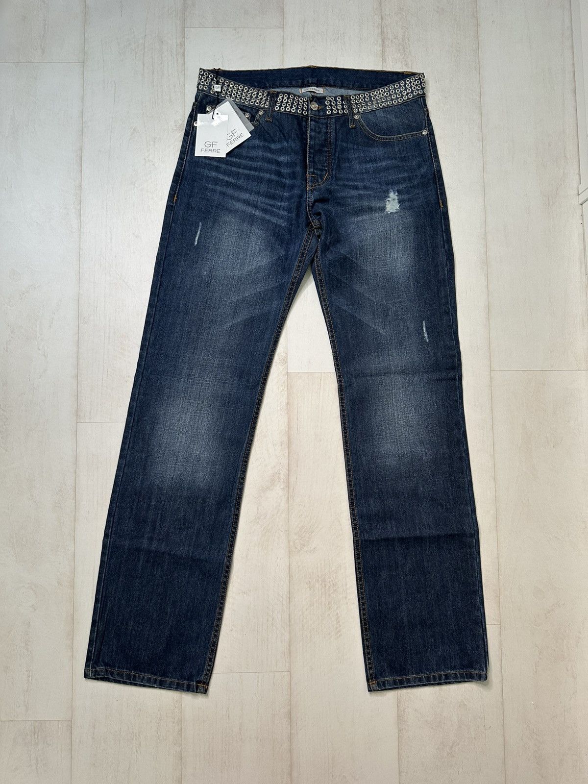 Gianfranco Ferre Gianfranco Ferre studded jeans y2k Size US 33 - 2 Thumbnail