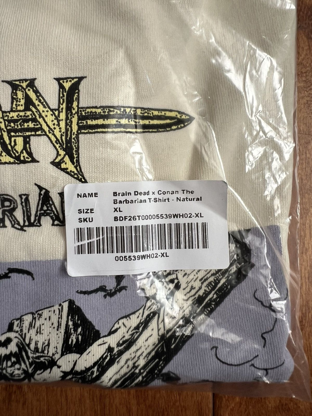 Brain Dead Brain Dead x Conan The Barbarian T-Shirt size XL Size US XL / EU 56 / 4 - 5 Thumbnail
