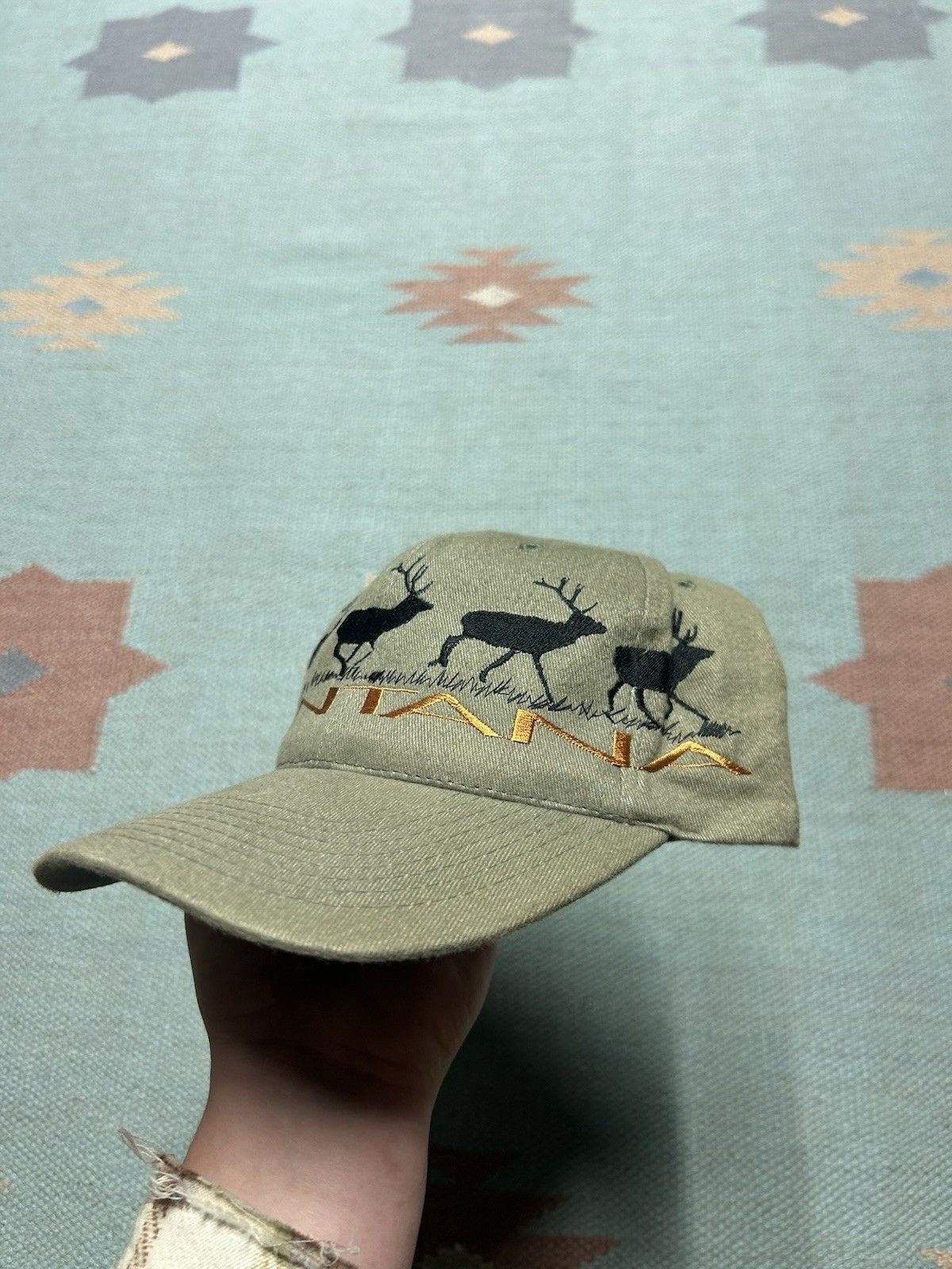 Vintage Vintage hat Montana wraparound deer buck animal nature snap Size ONE SIZE - 3 Thumbnail