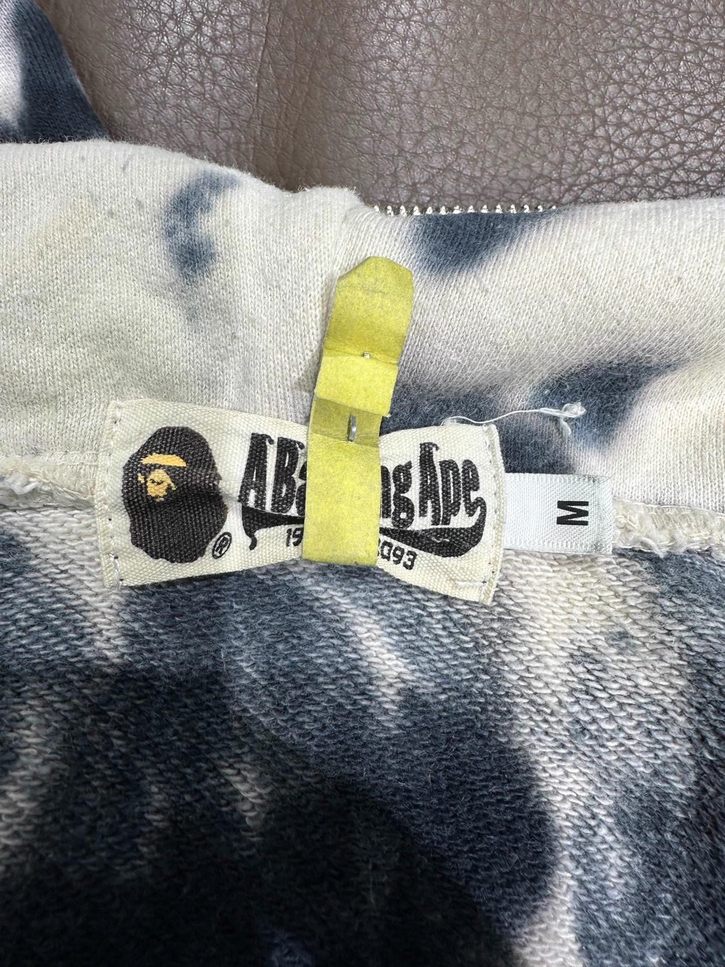 Bape BAPE tie-dye hooded zip sweatshirt unisex black Size US M / EU 48-50 / 2 - 3 Thumbnail