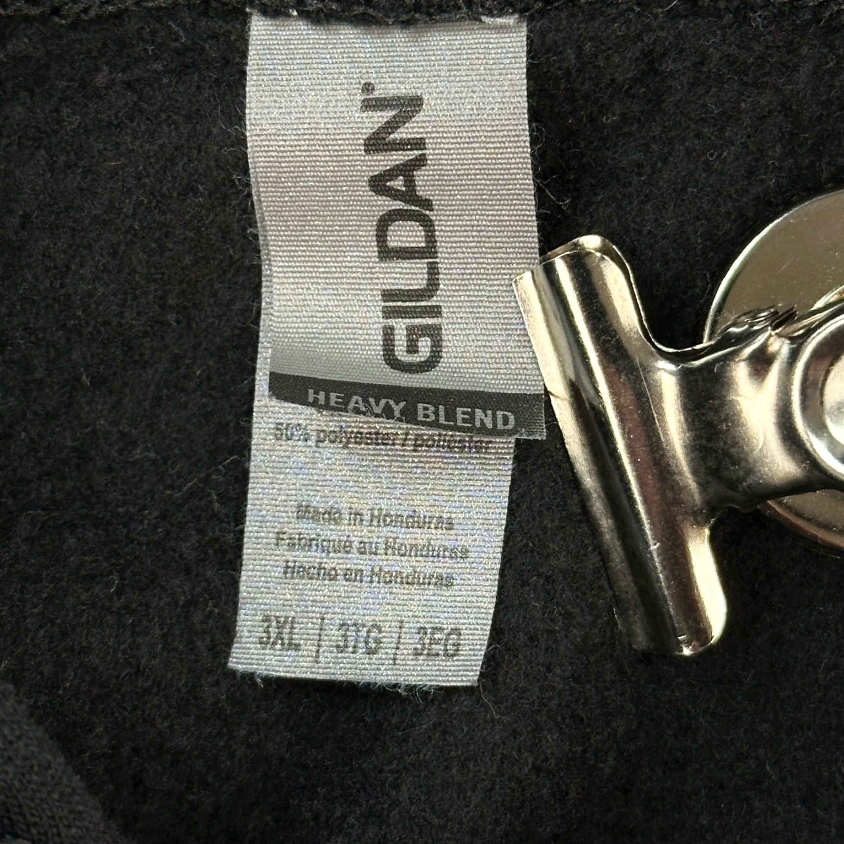Gildan West London University Hoodie Mens 3XL Black Gildan Logo Spell Out Pullover Size US XXL / EU 58 / 5 - 4 Thumbnail