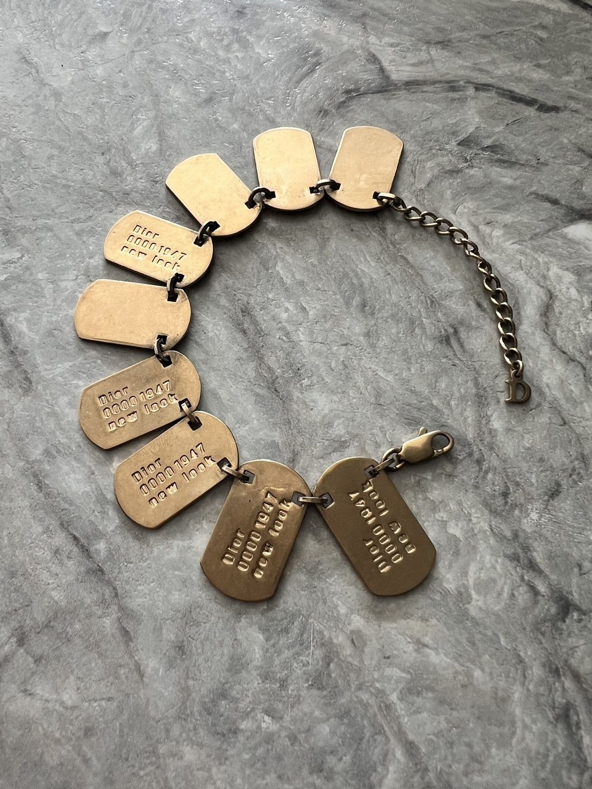 Dior Christian Dior tag bracelet Size ONE SIZE - 5 Thumbnail