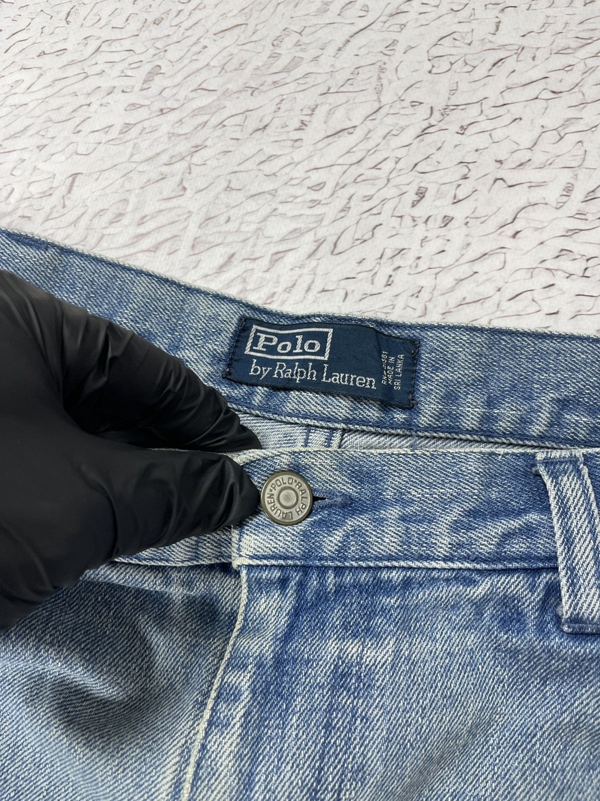 Polo Ralph Lauren Polo Ralph Lauren vintage blue faded distressed jeans denim Size US 36 / EU 52 - 10 Thumbnail