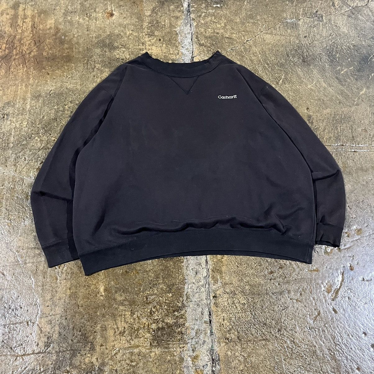 Carhartt × Vintage Crazy Vintage 90s Carhartt Crewneck Essential Workwear Size US XXL / EU 58 / 5 - 2 Thumbnail