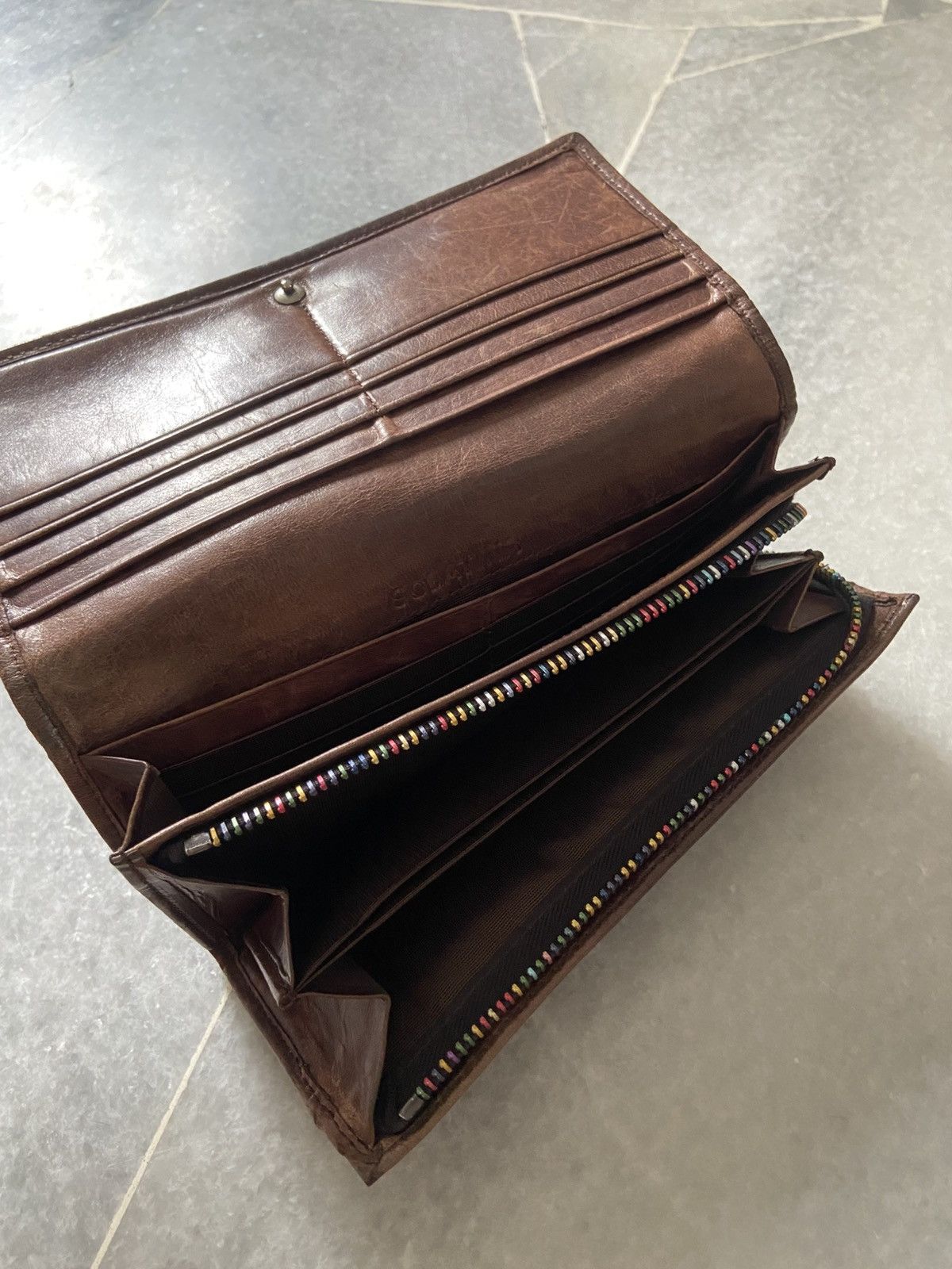 Japanese Brand Solatina Leather Long Wallet Size ONE SIZE - 8 Thumbnail