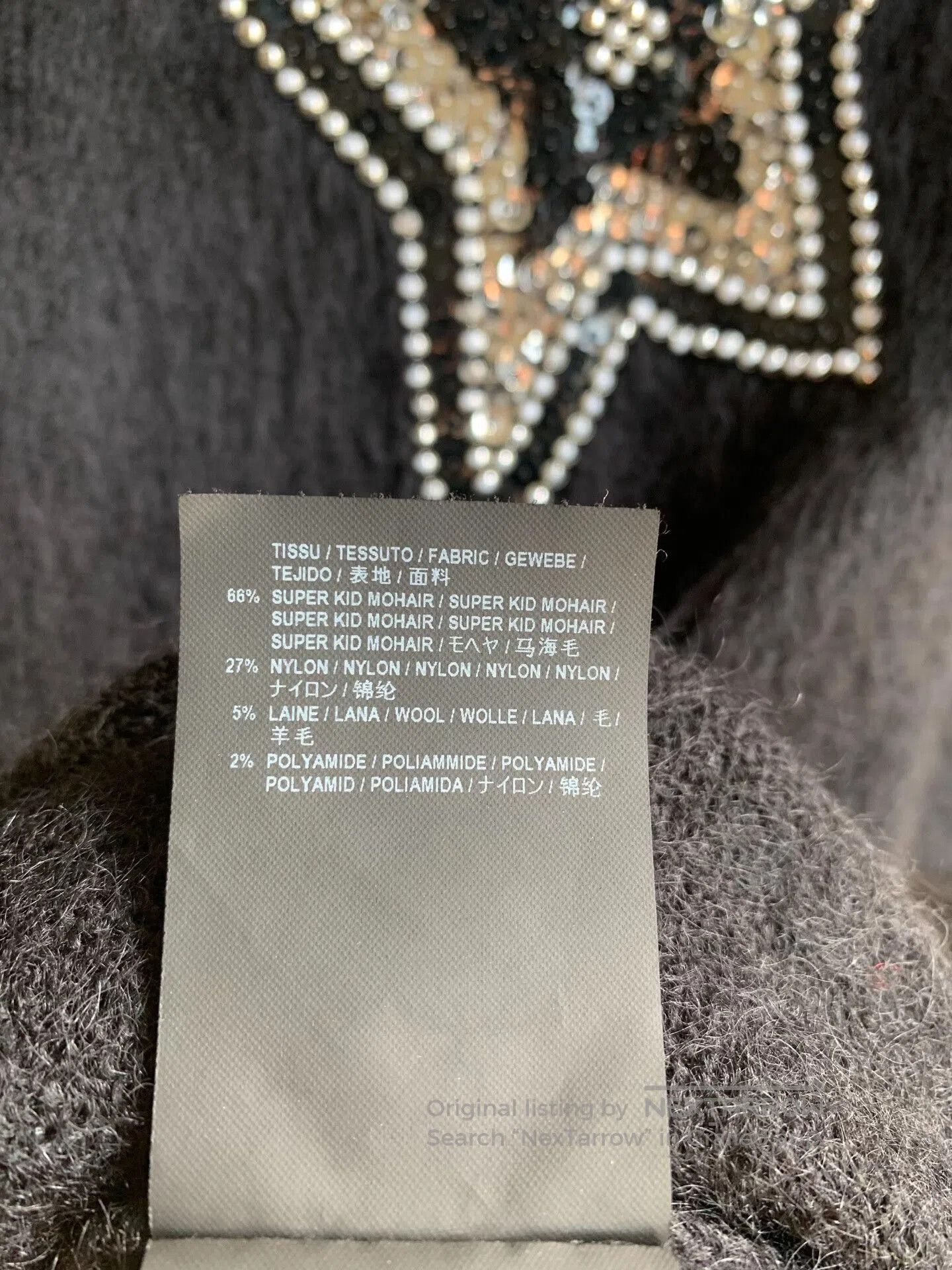 Saint Laurent Paris Saint Laurent Batwing Mohair Sweater. Size M / US 6-8 / IT 42-44 - 8 Thumbnail