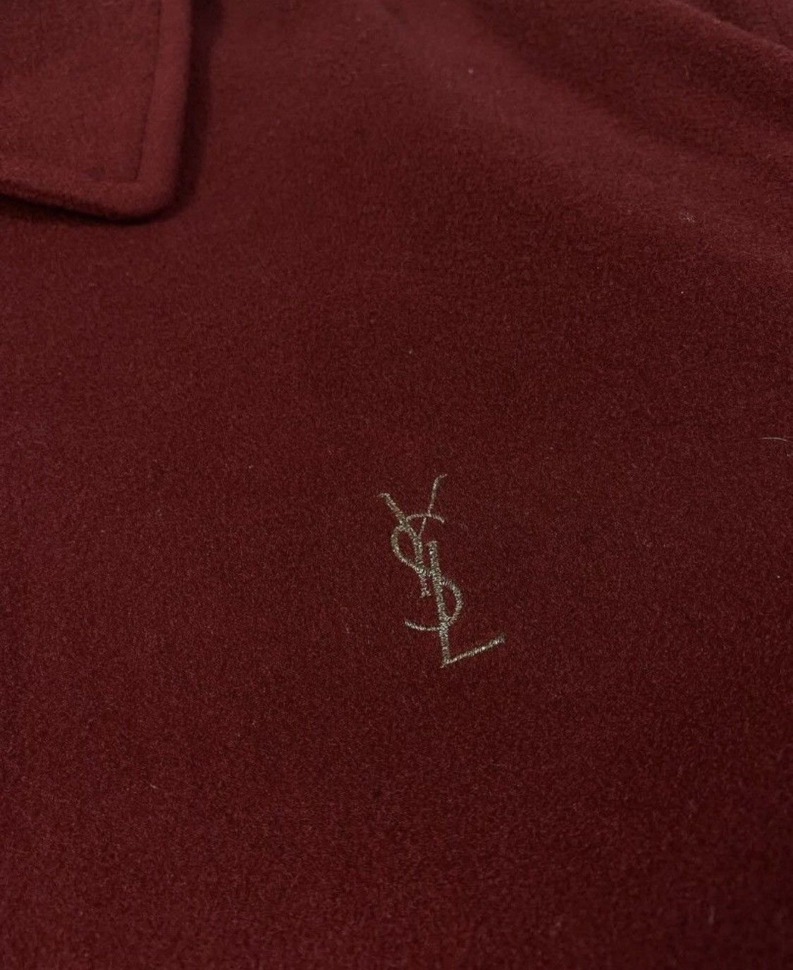 Yves Saint Laurent 💥Red Wool Material💥Vintage Jacket Yves Saint Laurent Size US L / EU 52-54 / 3 - 4 Thumbnail