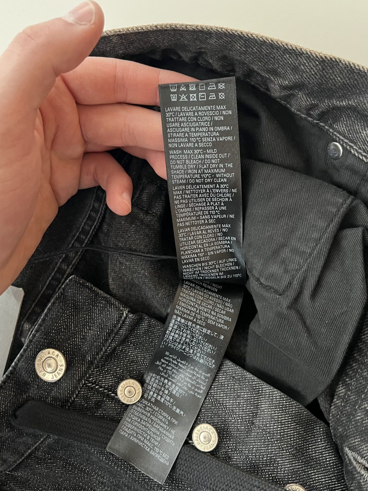 Balenciaga Balenciaga 50/50 Denim Pants Size US 30 / EU 46 - 6 Thumbnail