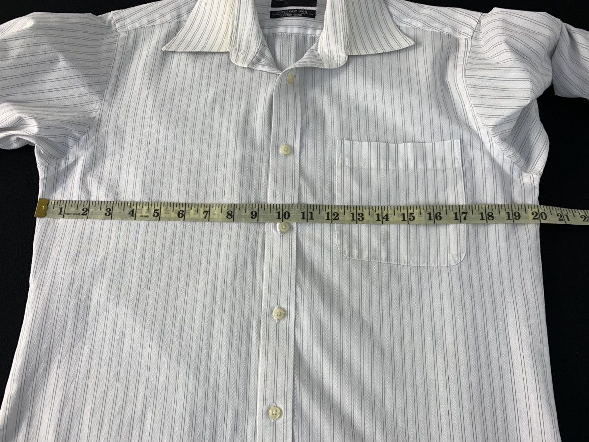 Kansai Yamamoto 90s Kansai Yamamoto Striped Casual Office Wear Cotton Blend Size US M / EU 48-50 / 2 - 11 Thumbnail