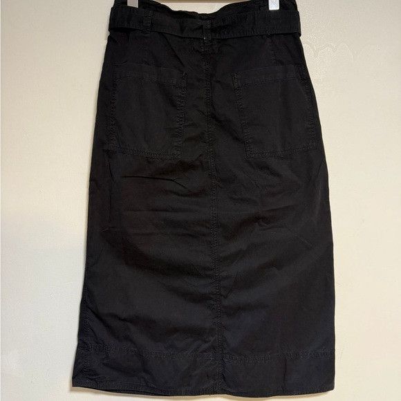 Velvet Velvet by Graham & Spencer Black Midi Skirt Size 4 with Belt Size 25" / US 0 / IT 36 - 7 Thumbnail