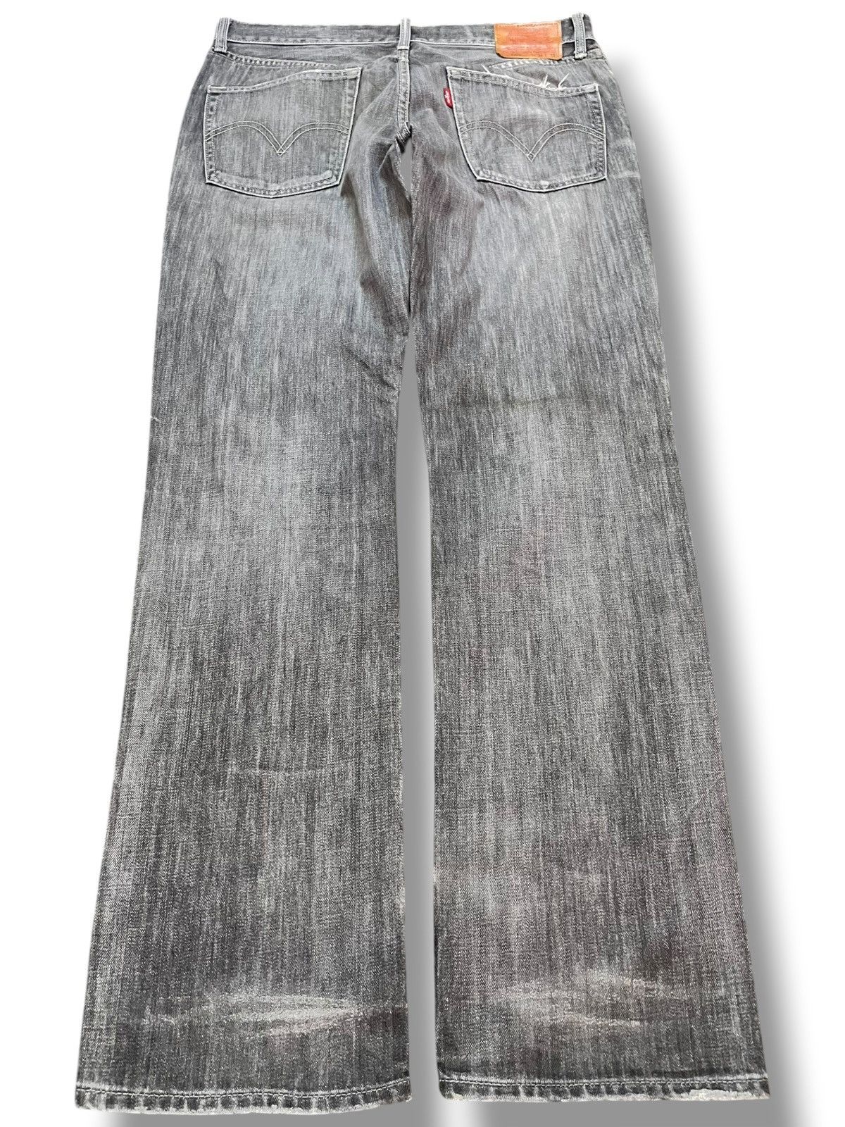 Levi's Vintage Clothing Vintage Levi’s 502 Straight Grunge Distressed Denim Size US 34 / EU 50 - 5 Thumbnail