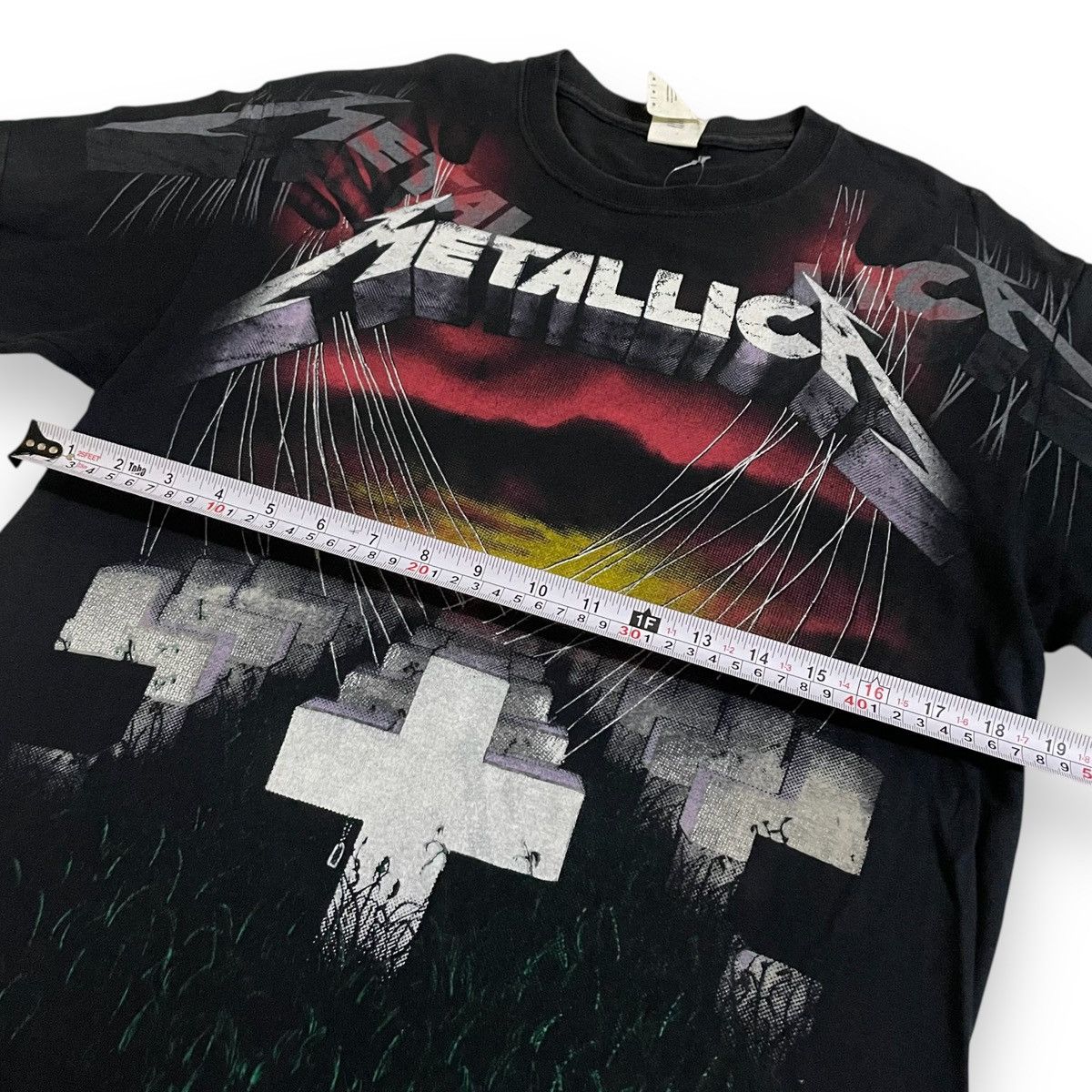 Metallica Vintage Metallica Adult Master of Puppets Band Tees Size US M / EU 48-50 / 2 - 7 Thumbnail
