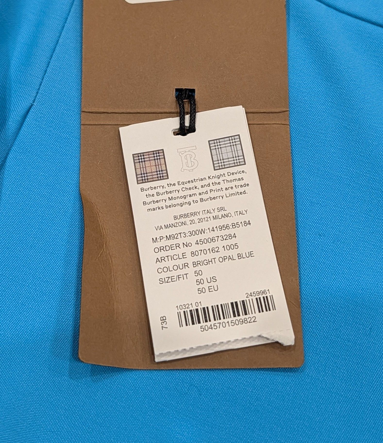 Burberry Burberry Tailored Wool Trousers Pants Bright Opal 50 US 34 Size US 34 / EU 50 - 10 Thumbnail