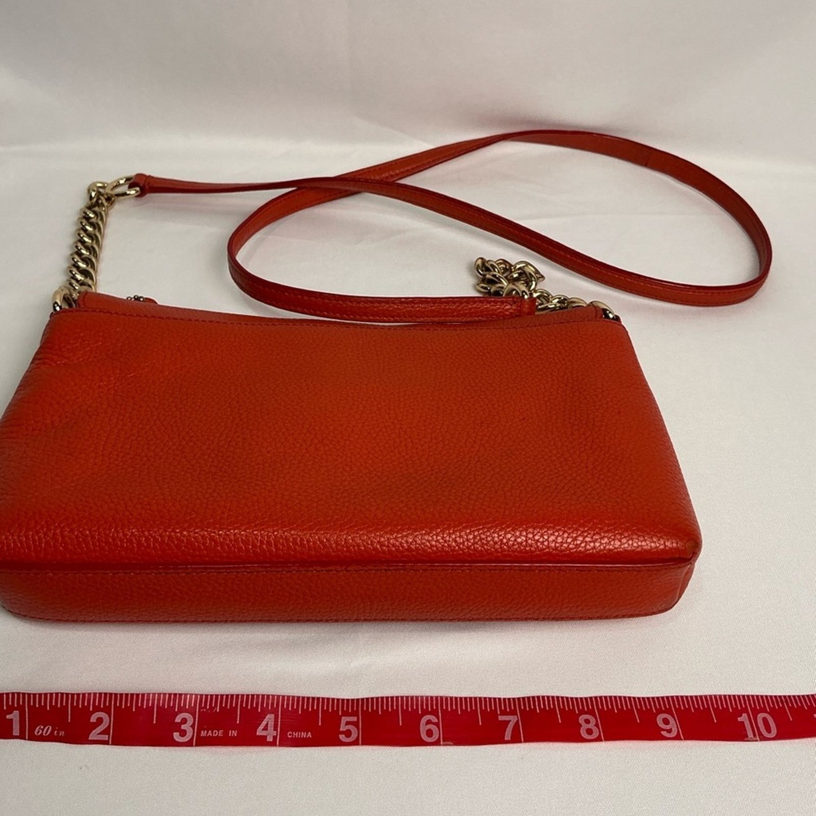 Coach COACH CROSSTOWN Crossbody Burnt Red Orange Pebbled Leather Size ONE SIZE - 13 Thumbnail