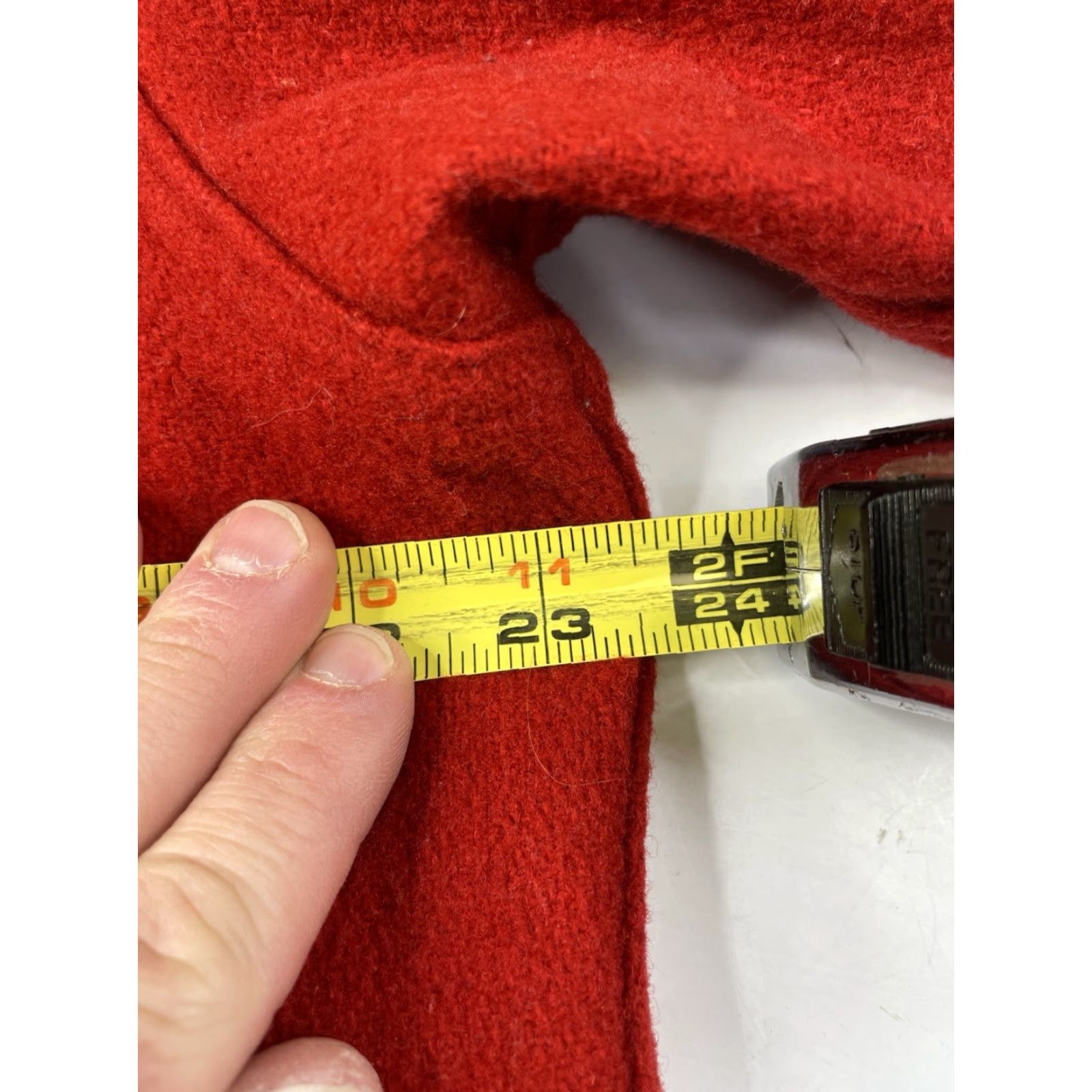 Vintage VINTAGE Woolrich Flannel Shirt Men L Red Long Sleeve USA Button-Up Wool Regular Sweat? Size US L / EU 52-54 / 3 - 7 Thumbnail